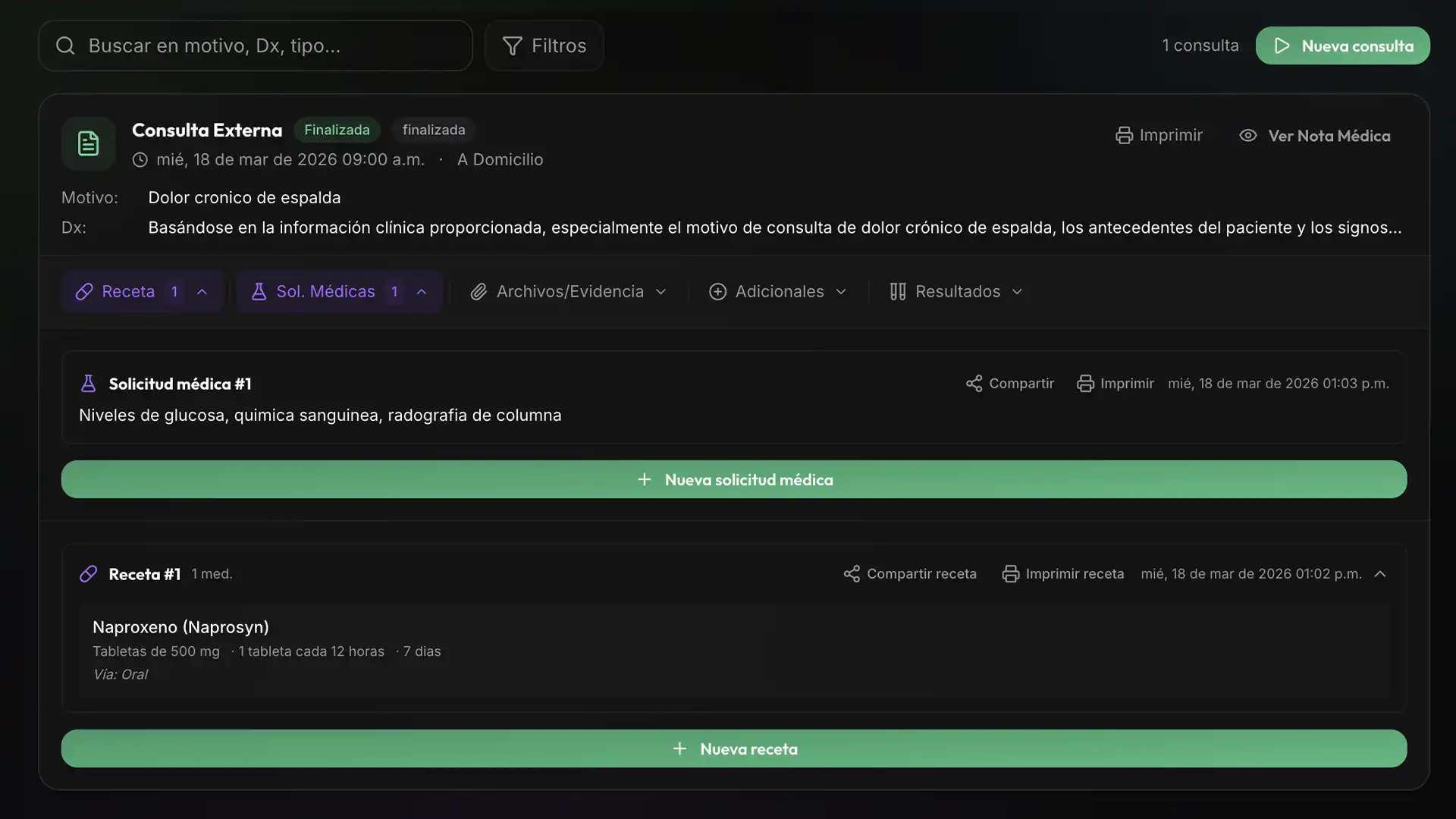 Recetas y Estudios Digitales